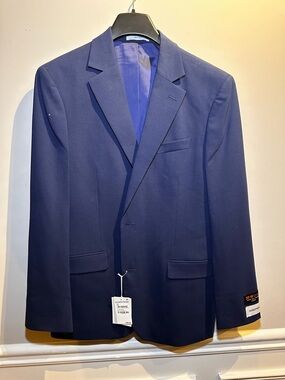 Nordstrom Men's Navy Single-Button Blazer